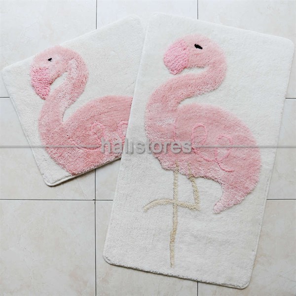 Chilai Home Akrilik 2li Klozet Takımı Flamingo Pembe