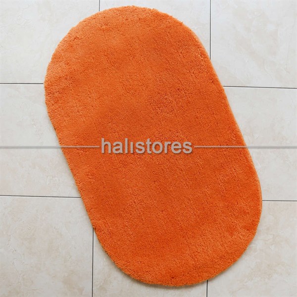 Chilai Home Colors Of Oval Banyo Halısı Orange