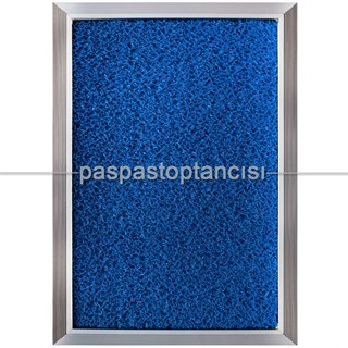 Alüminyum Paspas Kıvırcık Hijyen Paspas HM1000 Mavi